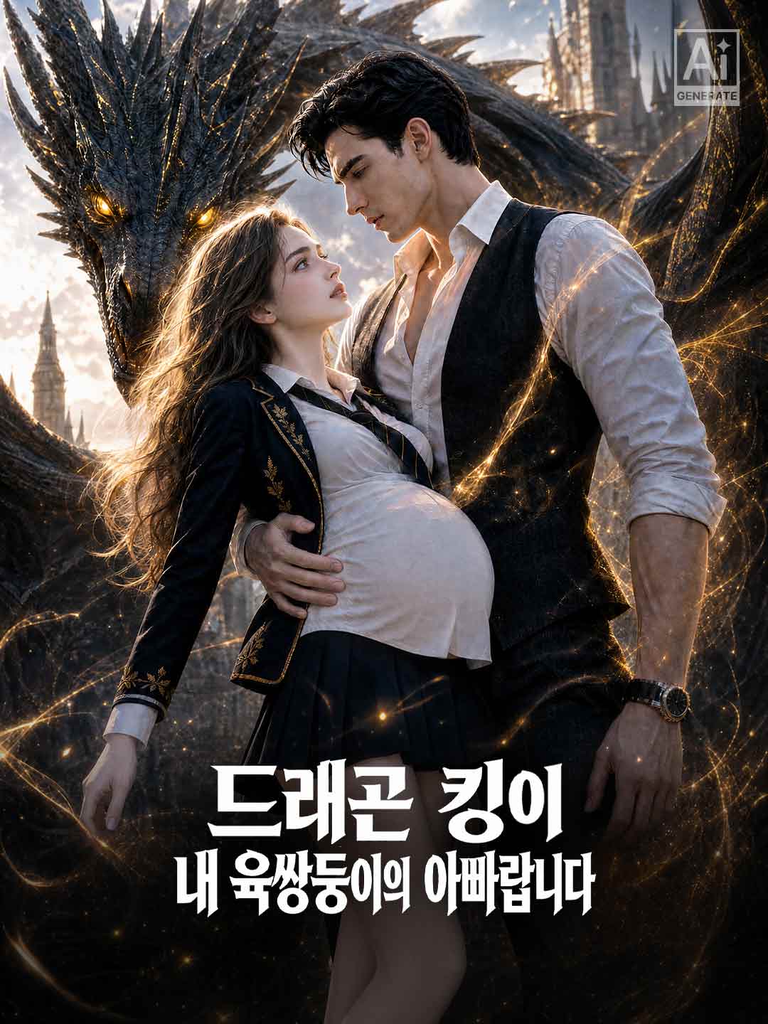 드래곤 킹이 내 육쌍둥이의 아빠랍니다